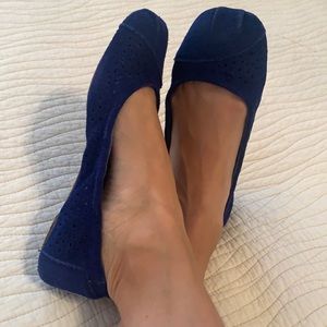TOMS royal blue ballet flat